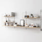 Wall-mount Bookshelf Modern Wooden Bookcase with Multi Shelves