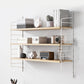 Wall-mount Bookshelf Modern Wooden Bookcase with Multi Shelves