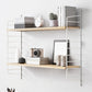 Wall-mount Bookshelf Modern Wooden Bookcase with Multi Shelves