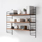 Wall-mount Bookshelf Modern Wooden Bookcase with Multi Shelves