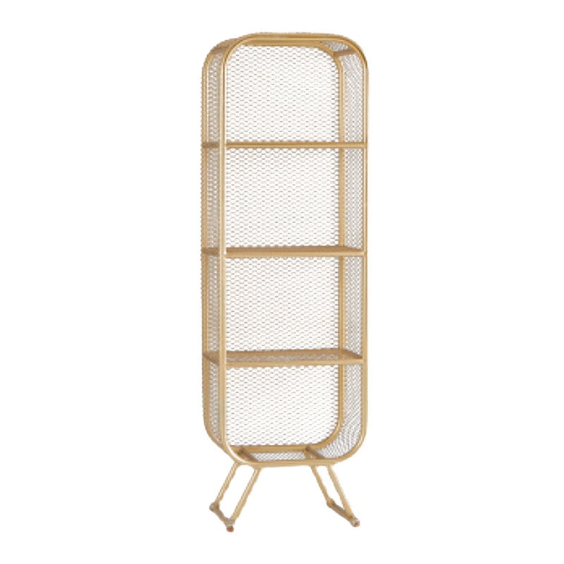 12インチメタルブックシェルフモダンクローズドストレージブックケース3色の