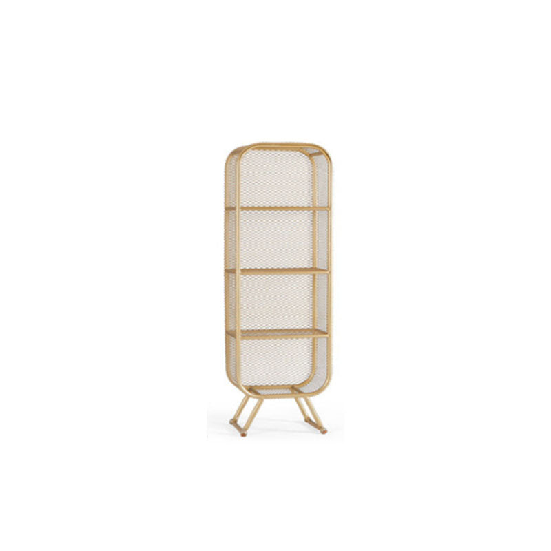 12インチメタルブックシェルフモダンクローズドストレージブックケース3色の