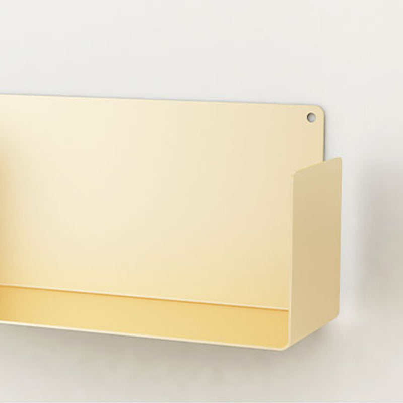 Metal Wall-mount Bookshelf Modern Closed Storage Bookcase with 1 Shelf , 8" D X 8" H Clearhalo 'Bookcases' 'furn' 'furn_bookcases' 'Furniture' 'Office Furniture' 5659978