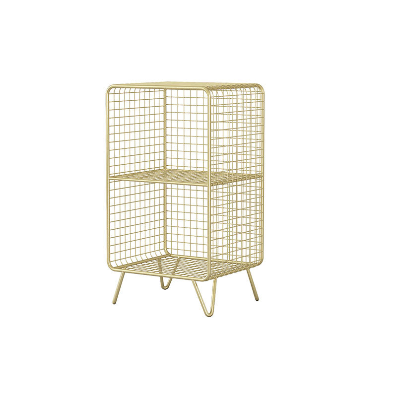 12 "D metalen frame boekenplank moderne gesloten opslag boekenkast voor slaapkamer