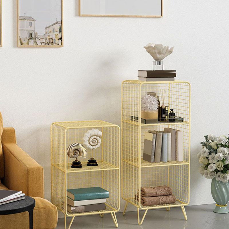 12 "D metalen frame boekenplank moderne gesloten opslag boekenkast voor slaapkamer