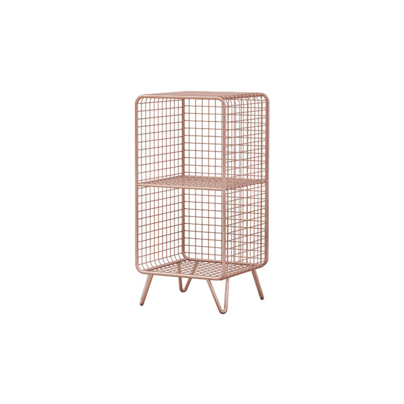 12 "D metalen frame boekenplank moderne gesloten opslag boekenkast voor slaapkamer