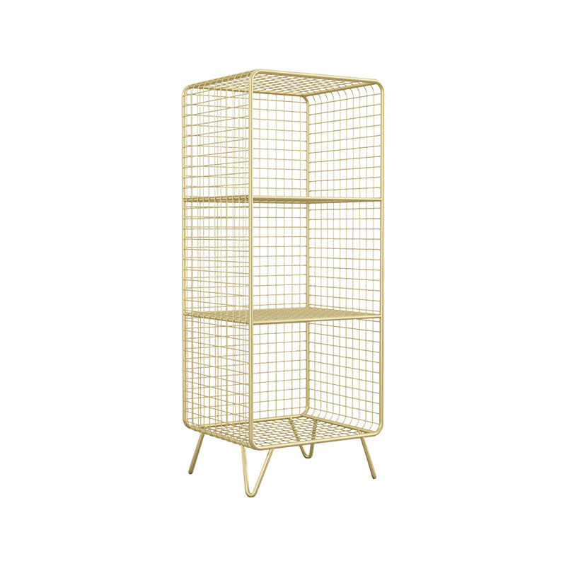 12 "D metalen frame boekenplank moderne gesloten opslag boekenkast voor slaapkamer