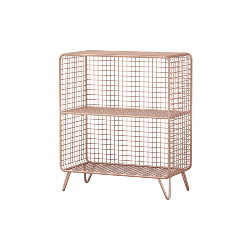 12 "D metalen frame boekenplank moderne gesloten opslag boekenkast voor slaapkamer