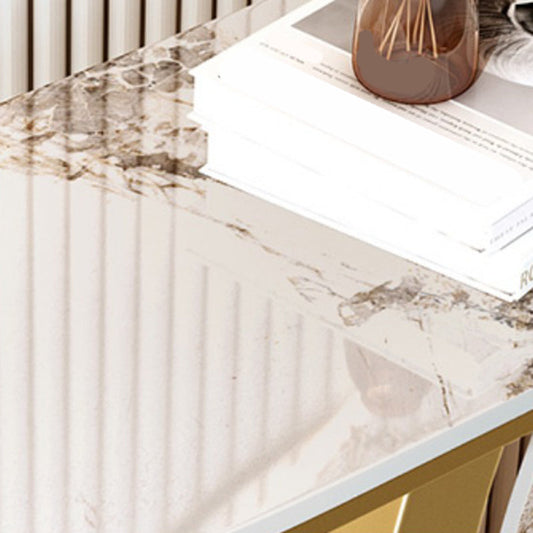 Console di ferro in ardesia glam tavolo mezzano console resistente ai graffi resistenti alla macchia