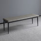 Modern Solid Color Seating Bench Upholstered Bench with Cushioned 40"L x 17"W x 19"H Gray Clearhalo 'Benches' 'Chairs & Seating' 'furn' 'furn_benches' 'Furniture' 'Living Room Furniture' 5660309