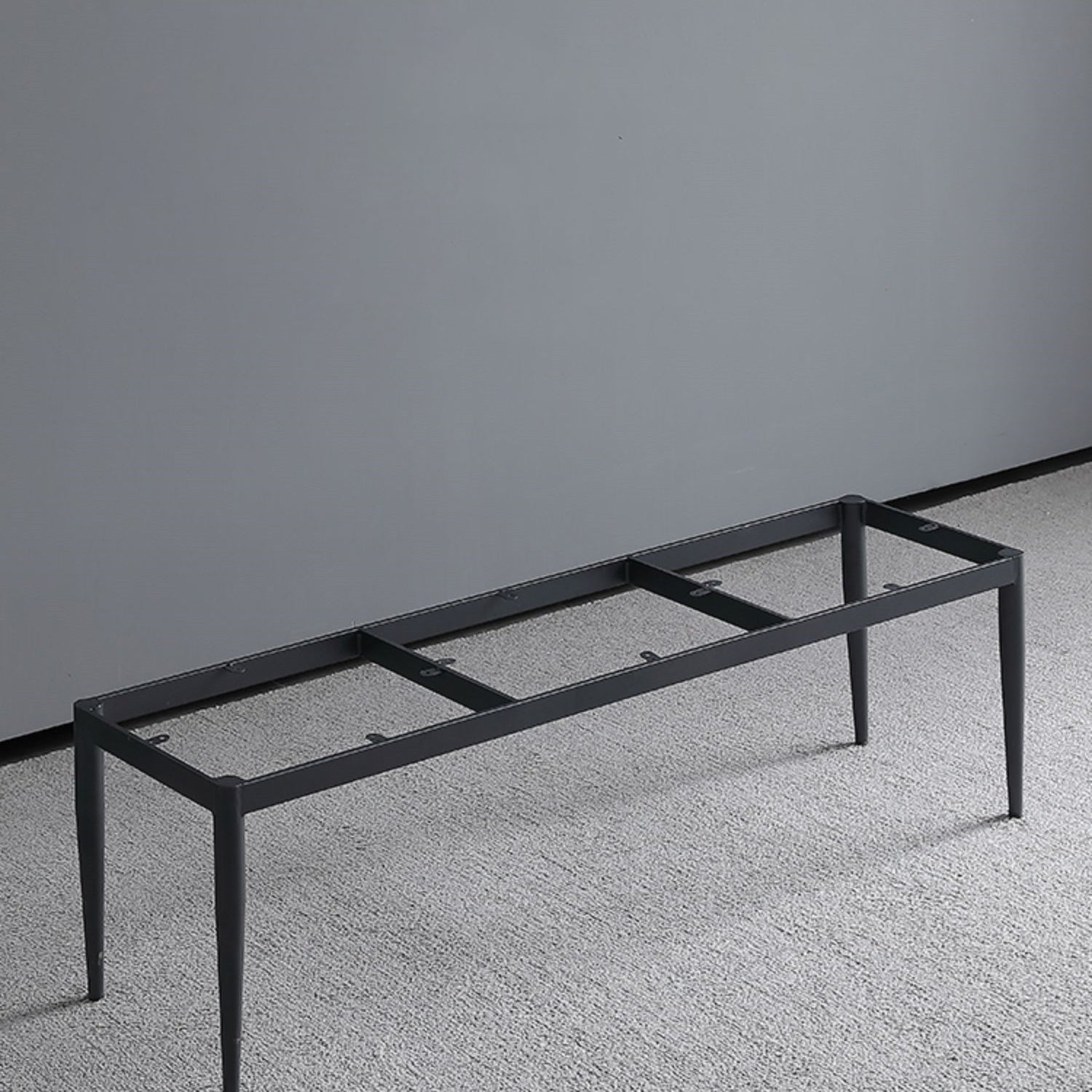 Modern Solid Color Seating Bench Upholstered Bench with Cushioned Clearhalo 'Benches' 'Chairs & Seating' 'furn' 'furn_benches' 'Furniture' 'Living Room Furniture' 5660313