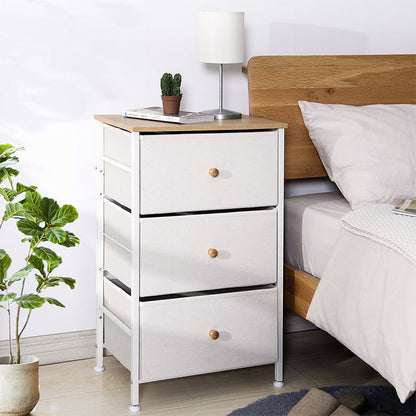 Hedendaagse opbergkiststofbakken kist met laden voor thuis/kantoor