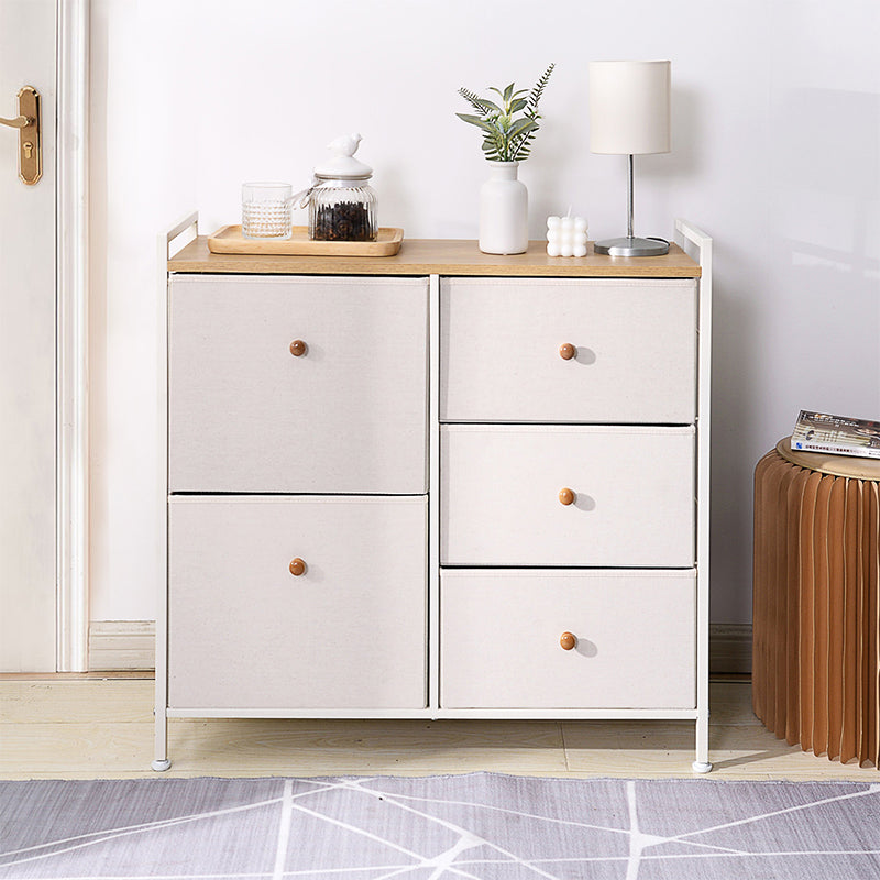 Poitrine de rangement contemporaine Chéchance à tissus avec tiroirs pour la maison / le bureau