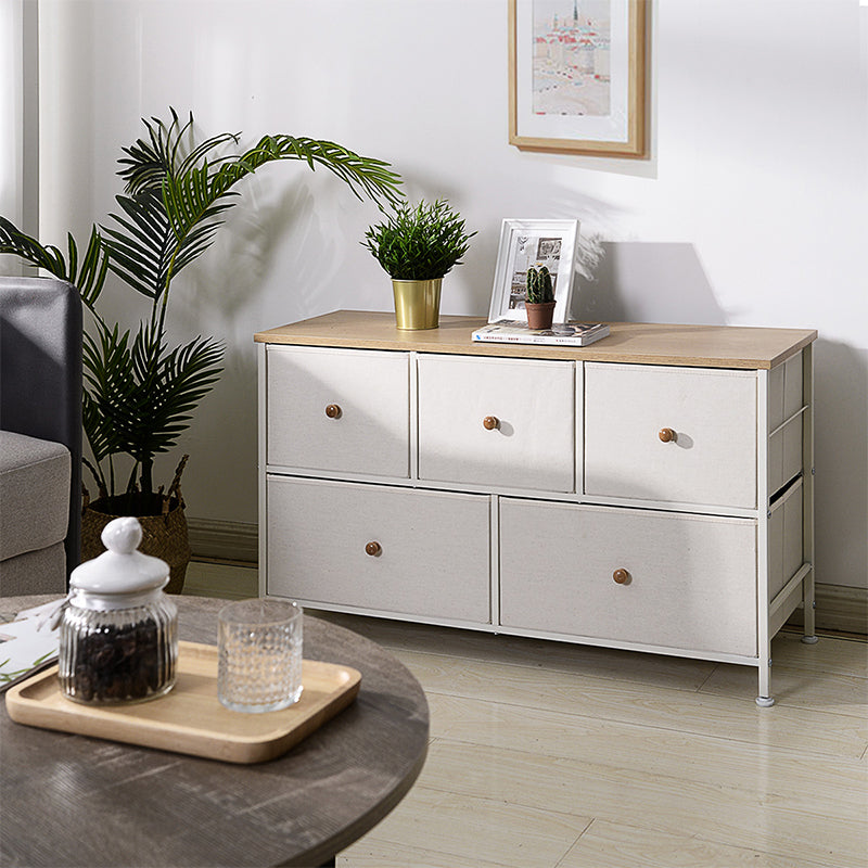 Poitrine de rangement contemporaine Chéchance à tissus avec tiroirs pour la maison / le bureau