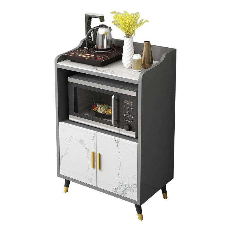 MODERNA PIETRO DELLA PIETTA 38,5 "H Server buffet per sala da pranzo a buffet con archiviazione con archiviazione