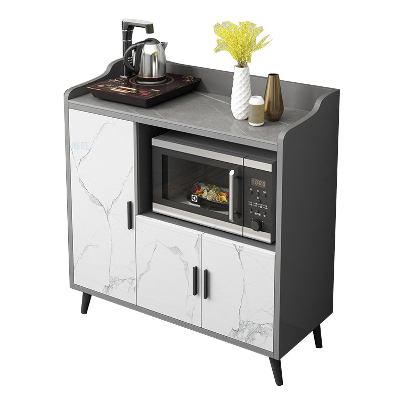 MODERNA PIETRO DELLA PIETTA 38,5 "H Server buffet per sala da pranzo a buffet con archiviazione con archiviazione