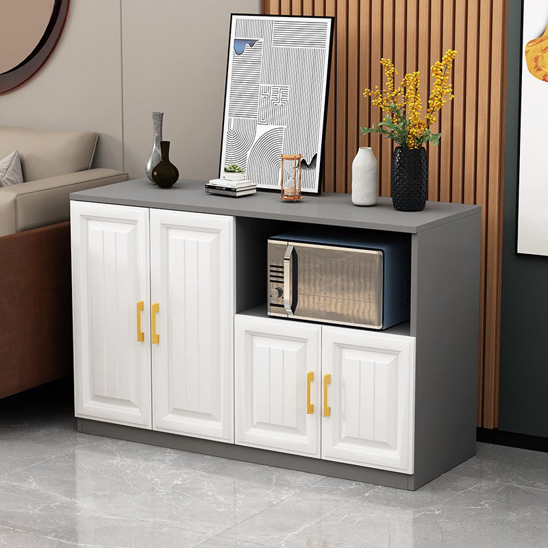 Modern Engineered Wood 34.4 "H Sideboard Dining Room Buffet Server met opslag