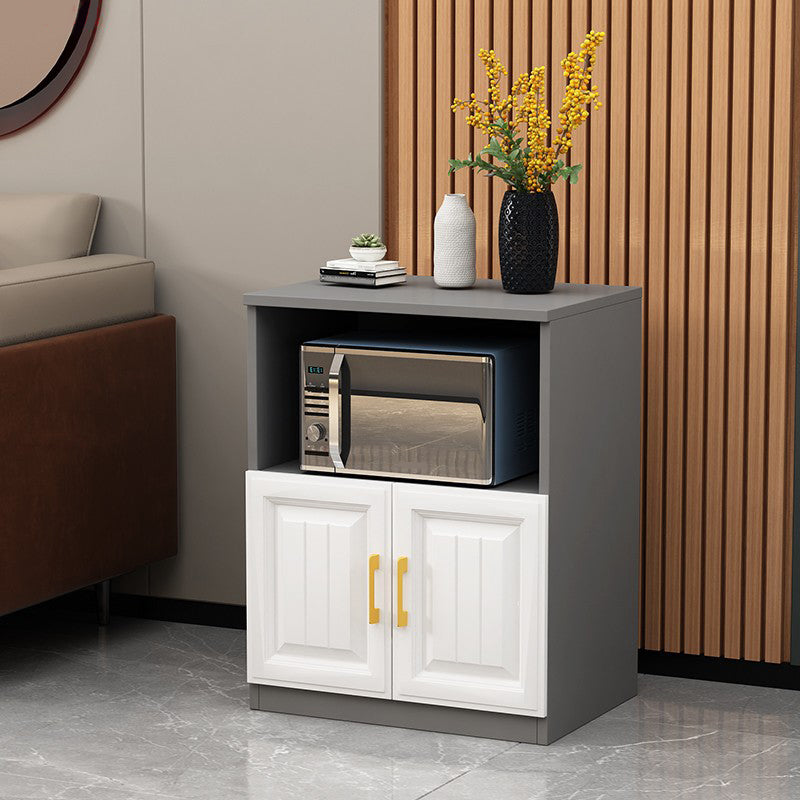 Modern Engineered Wood 34.4 "H Sideboard Dining Room Buffet Server met opslag