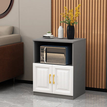 Modern Engineered Wood 34.4 "H Sideboard Dining Room Buffet Server met opslag