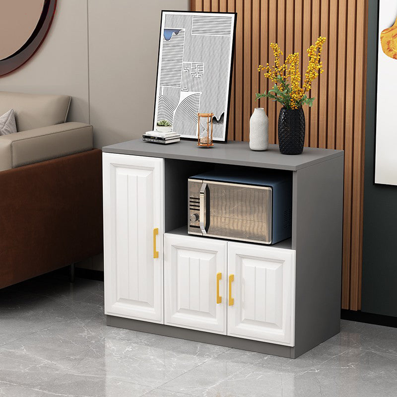 Modern Engineered Wood 34.4 "H Sideboard Dining Room Buffet Server met opslag