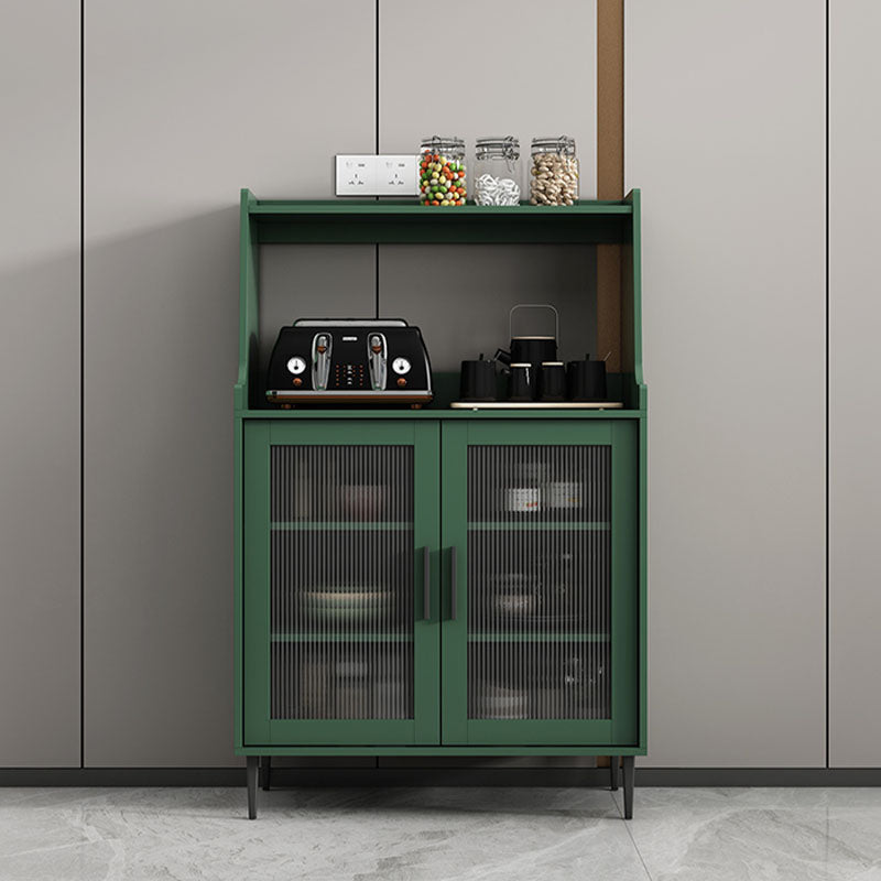 Mobile sideboard del soggiorno in legno mobile moderno server con porta di vetro