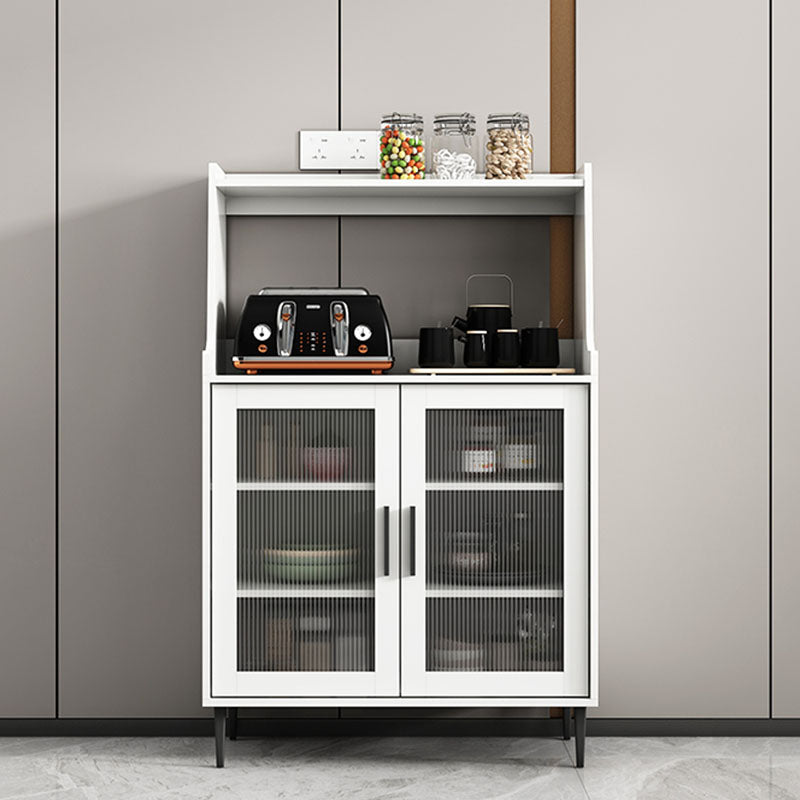 Mobile sideboard del soggiorno in legno mobile moderno server con porta di vetro