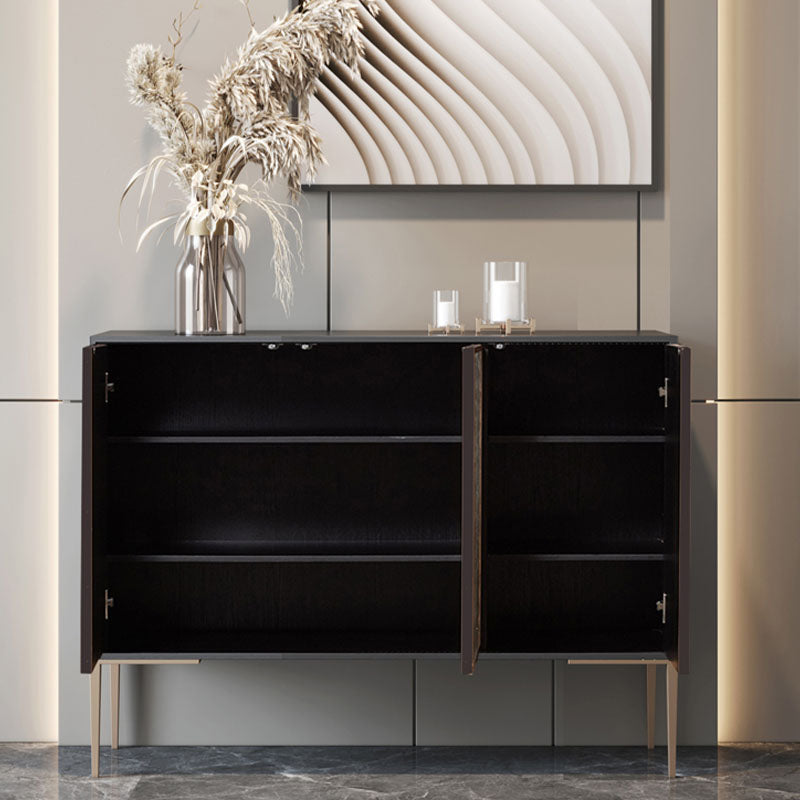 Glam White ingegnerizzato in legno a buffet a buffet regolabile salotto al buffet