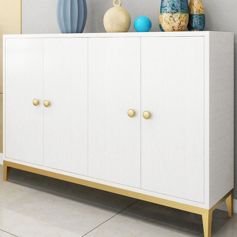 Modern Style Sideboard with 4-Door Credenza Cabinets for Dining Room Clearhalo 'buffet_sideboard' 'Buffets & Sideboards' 'furn' 'furn_buffet_sideboard' 'Furniture' 'Kitchen & Dining Furniture' 5661338