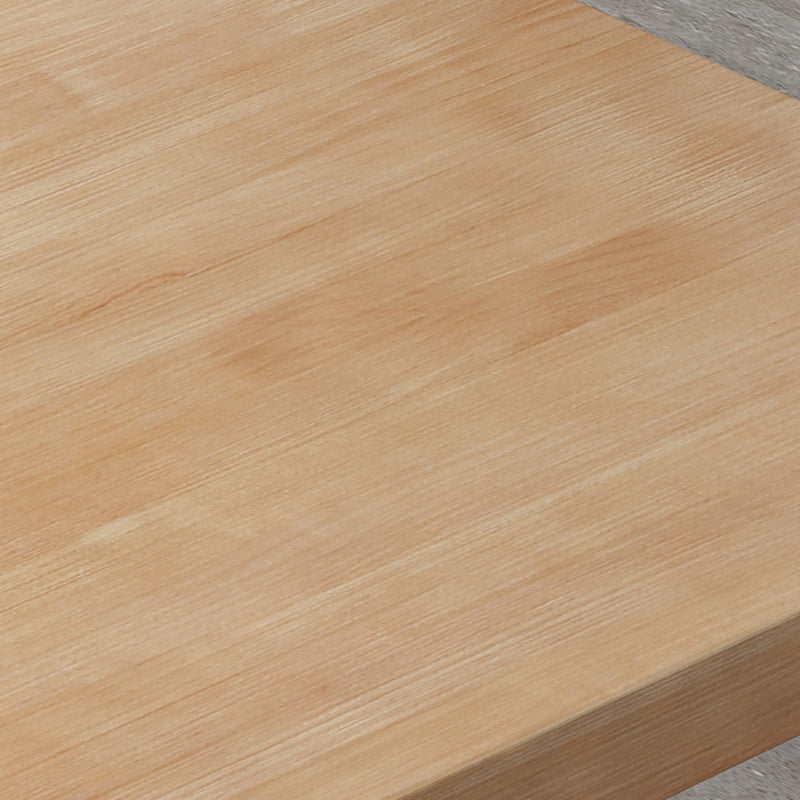 Industrial Wooden Dining Table Square Sled Dining Table for Restaurant