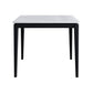 Square White Top Dining Table Industrial 4 Legs Dining Table with Black Frame Without Chairs Clearhalo 'Dining Tables & Seating' 'Dining Tables' 'dining_table' 'furn' 'furn_dining_table' 'Furniture' 'Kitchen & Dining Furniture' 5661562