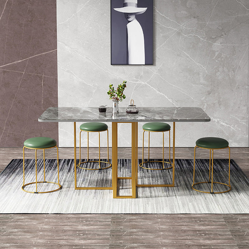 RECTANGE TABLE SIMPLICITE Meubles pliants en pierre, 59 "L x 31,5" W x 28,7 "H