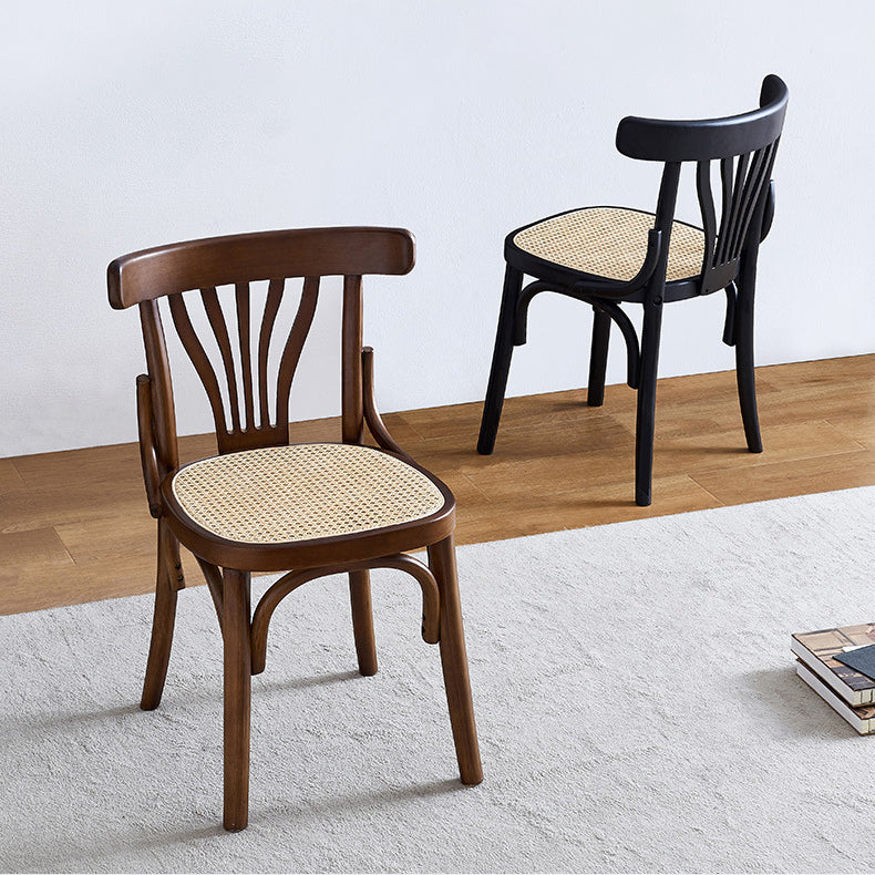 Armless Dining Side Chair Solid Wood Scandinavian Kitchen Dining Room Chair Clearhalo 'Dining Chairs' 'Dining Tables & Seating' 'dining_chair' 'furn' 'furn_dining_chair' 'Furniture' 'Kitchen & Dining Furniture' 5661752