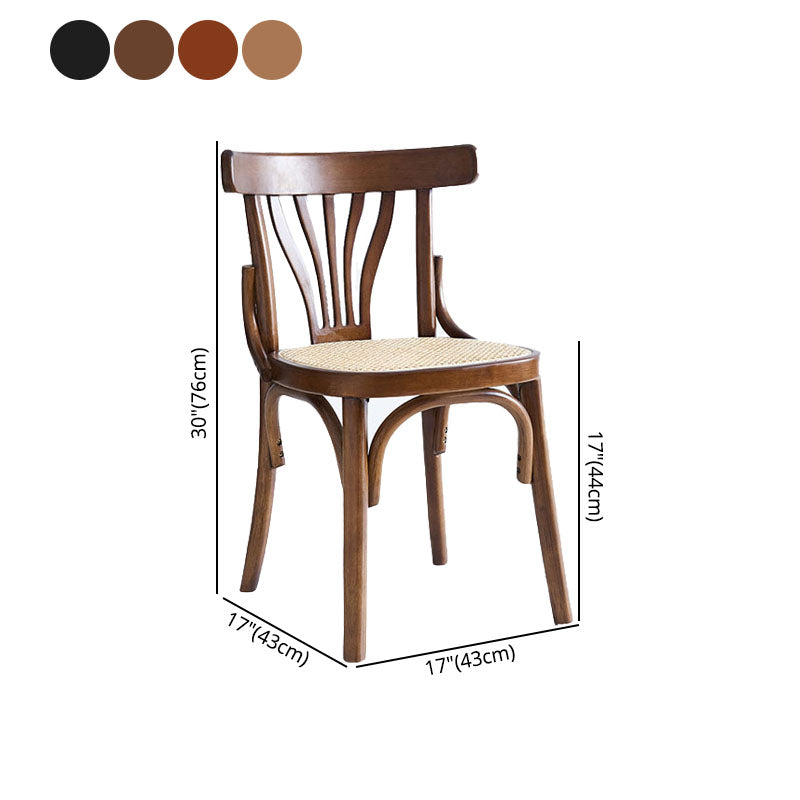 Armless Dining Side Chair Solid Wood Scandinavian Kitchen Dining Room Chair Clearhalo 'Dining Chairs' 'Dining Tables & Seating' 'dining_chair' 'furn' 'furn_dining_chair' 'Furniture' 'Kitchen & Dining Furniture' 5661763