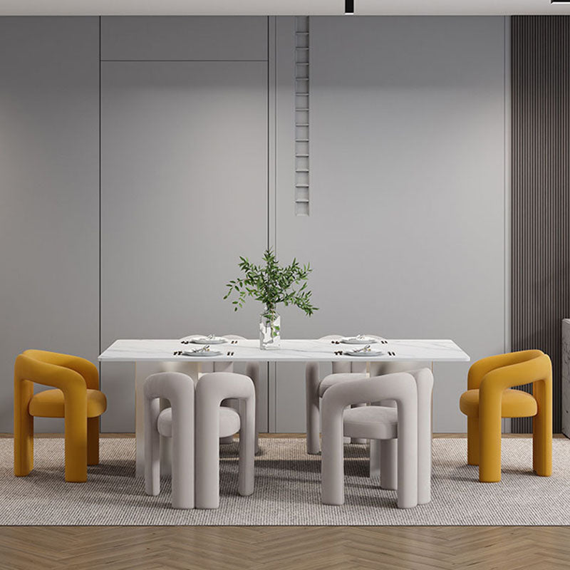 Modern Velvet Dining Room Chair Arm Chair for Restaurant Use Clearhalo 'Dining Chairs' 'Dining Tables & Seating' 'dining_chair' 'furn' 'furn_dining_chair' 'Furniture' 'Kitchen & Dining Furniture' 5661823