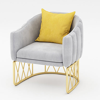 Glam Metal Ess Room Stuhl Polsters Seitenstuhl für den Heimgebrauch