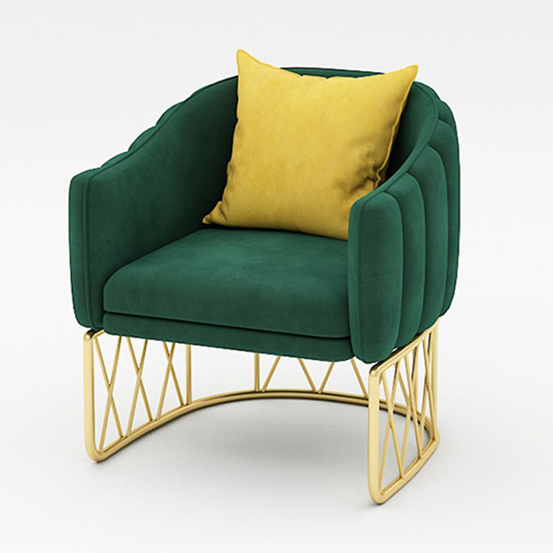 Glam Metal Ess Room Stuhl Polsters Seitenstuhl für den Heimgebrauch