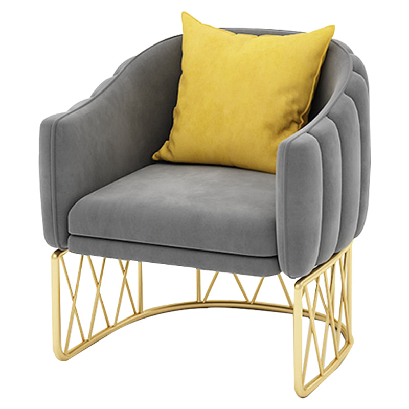 Glam Metal Ess Room Stuhl Polsters Seitenstuhl für den Heimgebrauch