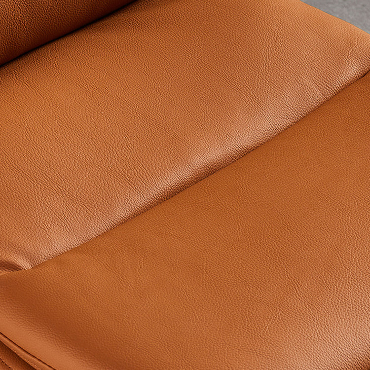 Contemporary Dining Room Side Chairs Matte Finish Leather Parsons Armless Chair Clearhalo 'Dining Chairs' 'Dining Tables & Seating' 'dining_chair' 'furn' 'furn_dining_chair' 'Furniture' 'Kitchen & Dining Furniture' 5661865