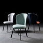 Sillas de comedor tapizadas de estilo industrial sólido sillón de comedor sin brazo