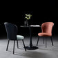 Sillas de comedor tapizadas de estilo industrial sólido sillón de comedor sin brazo