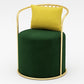 Glam Velvet Dining Room Chair Metal Dining Side Armless Chair for Restaurant Use