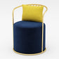 Glam Velvet Dining Room Chair Metal Dining Side Armless Chair for Restaurant Use