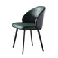 Contemporary Home Parsons Side Chair Leather Matte Finish Dining Chair