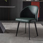 Contemporary Home Parsons Side Chair Leather Matte Finish Dining Chair