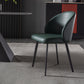 Contemporary Home Parsons Side Chair Leather Matte Finish Dining Chair