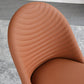 Designer Restaurant Parsons Chair Leather Matte Finish Dining Chair