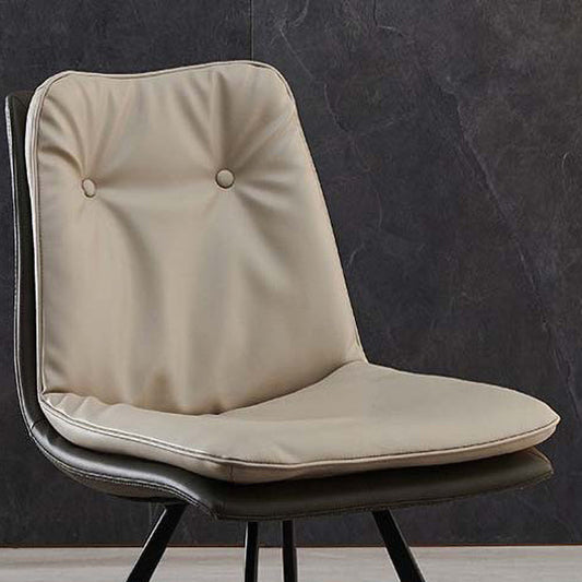 Industrial Metal Kitchen Dining Chair Solid Back Dining Chair