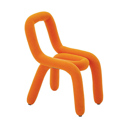 Modern Velvet Dining Room Chair Armless Metal Side Chair for Home Use Orange 1 Piece Clearhalo 'Dining Chairs' 'Dining Tables & Seating' 'dining_chair' 'furn' 'furn_dining_chair' 'Furniture' 'Kitchen & Dining Furniture' 5662036
