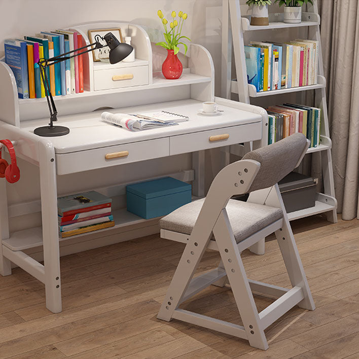 Contemporary Dining Chair Open Back Dining Armless Side Chair with Wooden Legs