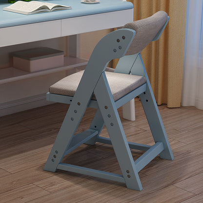 Contemporary Dining Chair Open Back Dining Armless Side Chair with Wooden Legs